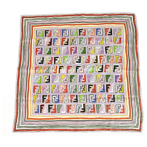 fendi multicolor scarf.